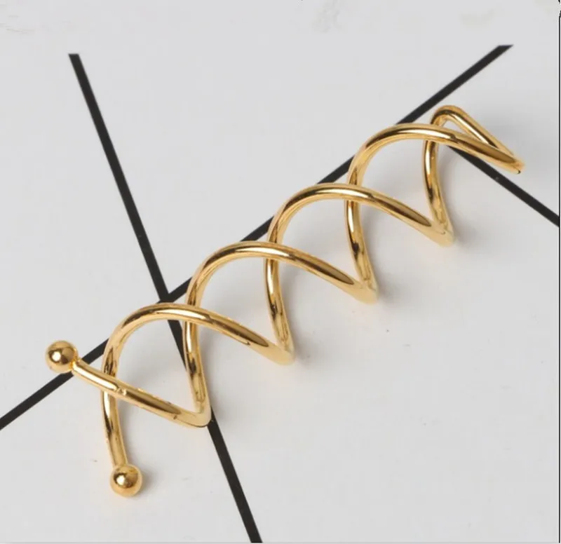 10pcs Gold Silver Black Rose Gold Women Spiral Spin Screw Pin Hair Clip Twist Barrette Hairpins for Women Girl