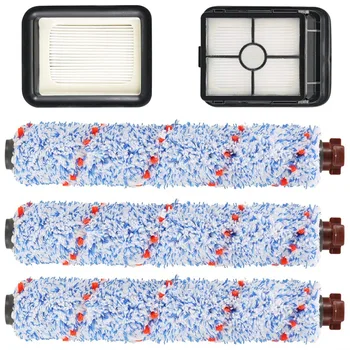 

HOT!Suitable For Bissell Crosswave 1785/2306 Series - 3 Pack Multi-Surface 1868 Brush Roll And 2 Pack 1866 Vacuum Filter