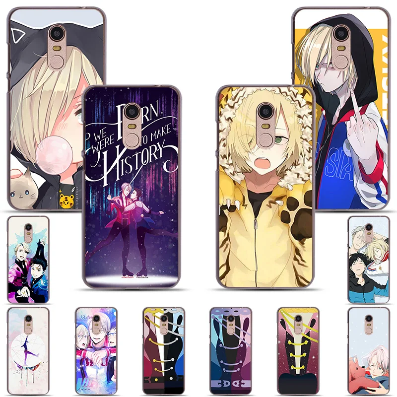 

Japanese Anime YURI on ICE Hard PC Phone case for xiaomi Redmi 6Pro 6A S2 Pro 5A 5PLUS 4X 3X GO 3S 4A 4Prime matte cases cover