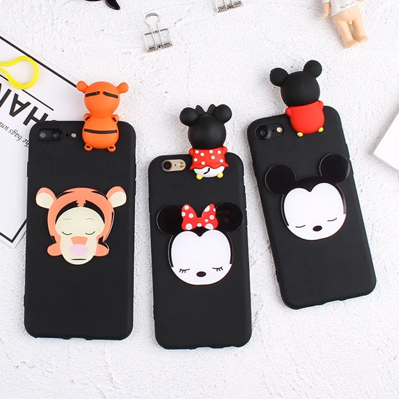 

3D Cute Lovely Bear Case For LG Magna G3 mini G4 Stylus Stylo 4 G4C X Style Power Cartoon Mickey Minnie Tiger Case