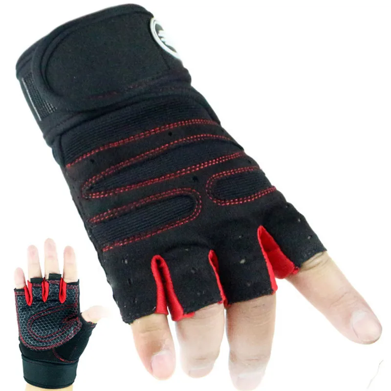 

Outdoors Roller Skating Dumbbell Gym Nylon Breathable Mesh Design Gloves Wrist Training Fitness Workout Wrister Exercise Sports