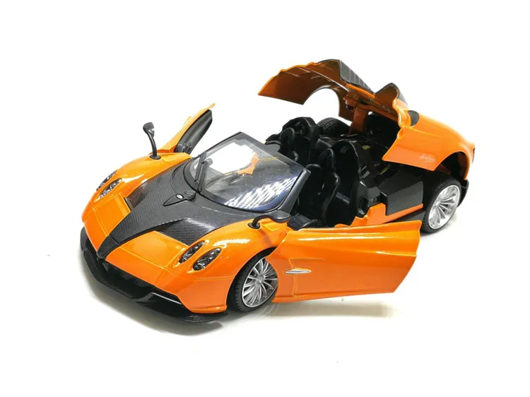 1:24 Масштаб литой под давлением металлический спортивный автомобиль модель игрушки для Pagani Automobile Huayra Roadst литой суперавтомобиль модель игрушки с оригинальной коробкой