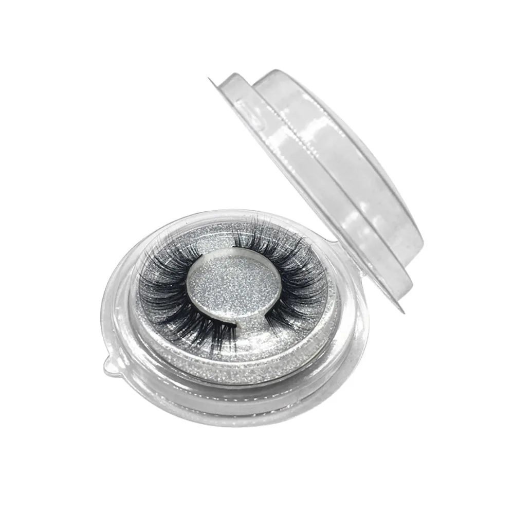 

3d mink lashes with custom box 1Pair Luxury 3D False Lashes Fluffy Strip Eyelashes Long Natural Party faux cils maquiagem #y4
