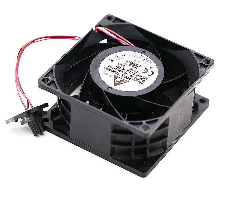 original para delta dupla bola inversor fã servidor caso ventilador de refrigeração