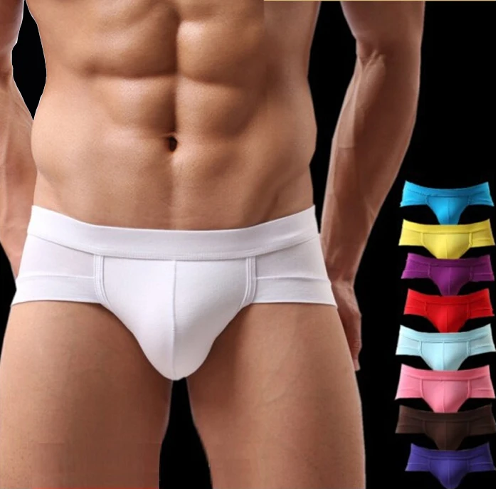 Best Quality Men Sexy Fashion U Convex Pouch Briefs 5pc Man Summer