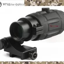 Векторная Оптика Тактический 3x лупа подходит для Aim point Trijion E0 tech голографический прицел Red Dot прицелы с креплением аксессуары