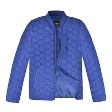 Lesmart Men’s Winter Wadded Jacket Solid Zipper Fashion Casual Business Windproof Ruffled Collar Pockets Outerwear Coat Parka