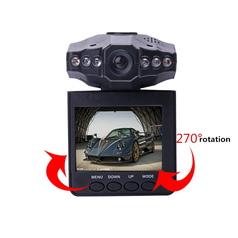 1 комплект Mintiml рекордер новейший 270 градусов вращающийся 2," TFT ЖК-экран 6 IR светодиодный видеорегистратор ночного видения HD Автомобильный видеорегистратор
