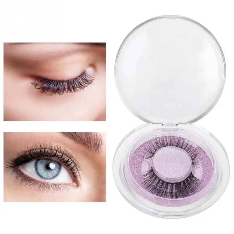 1 Pair False Eyelashes Volume Fake Eye Lashes Bare Makeup Eyelashesin