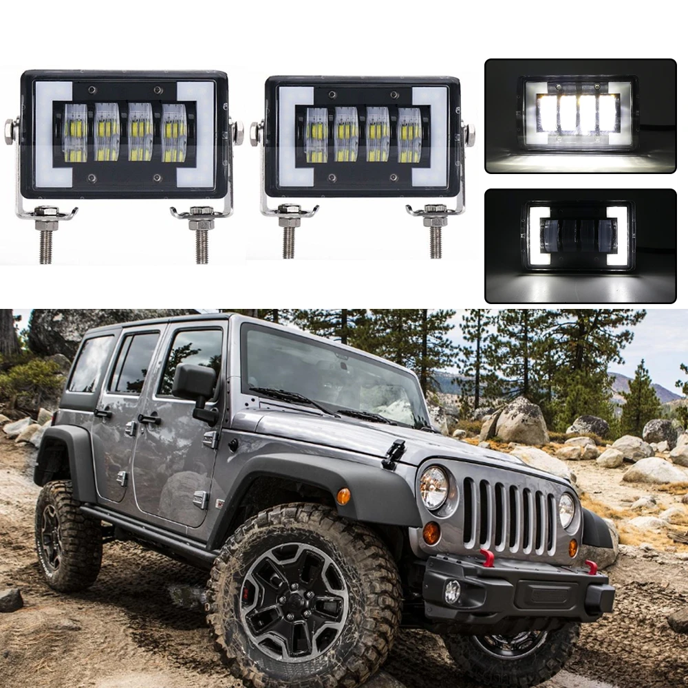 

4.76 inch Led Work Light Bar 24W Spot 24V 6000K Led Bar for SUV Offroad ATV Truck Driving Lights Car Styling