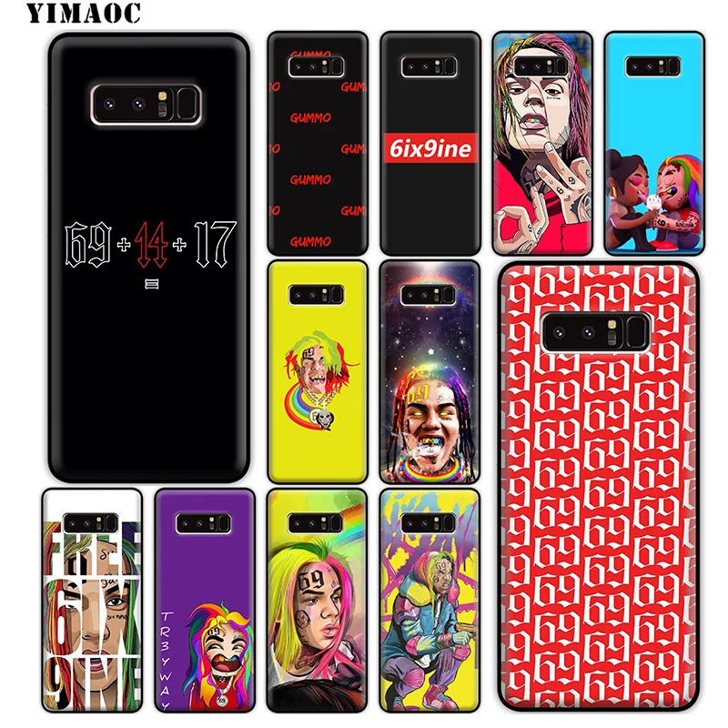YIMAOC Tekashi 6ix9ine Мягкий силиконовый чехол для телефона samsung Galaxy Note 10 плюс 9 8 A9 A8 A6 2018 A5 A3