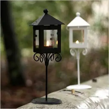 

H141 zakka strightlightsstreetlights mousse classic floor lantern wrought iron decoration 340g