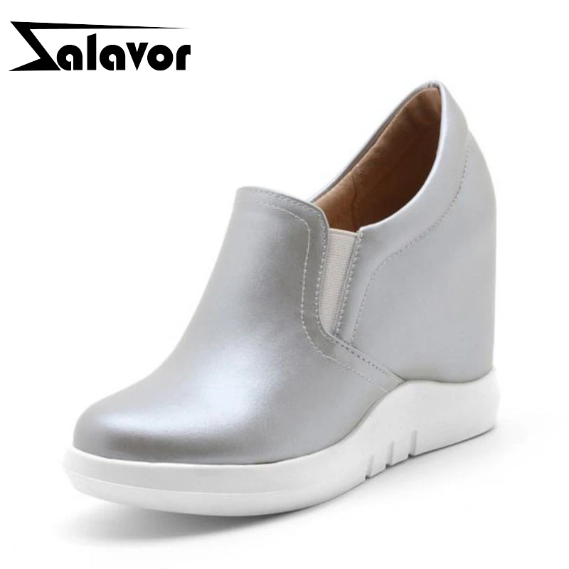 

ZALAVOR Increasing Height Mujer Pumps Elastic Band Solid Color Women Shoes Daily Leisure Outdoor Simple Shoes Women Size 34-39