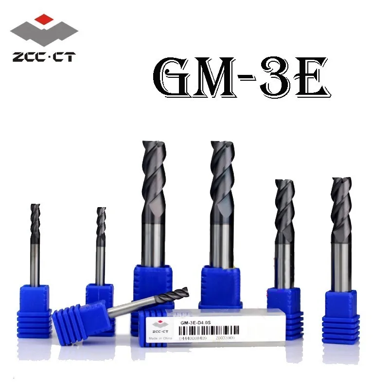 

Genuine Zhuzhou Diamond Alloy Milling Cutter GM-3E-D1 2 3 4 5 6 8 10 12 14 16 Tungsten Steel Three Blades original zcc carbide
