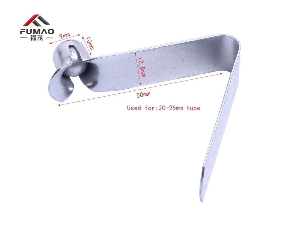 Manufacture galvanized tube snap lock , single head Spring button clip