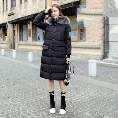 Col D'hiver Manteau Veste Feminino Survêtement De Capuchon À Femmes Tinteen army Longue Parka Green Fourrure Gc132 Chaud 2018 Dames Black Épaissir Femelle Chaqueta 7YpnwAqxx5
