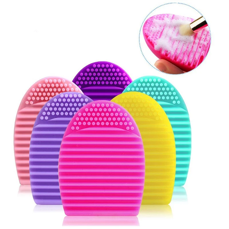 1Pc Egg Makeup Brush Cleaning Foundation Cosmetic Beauty Brushes