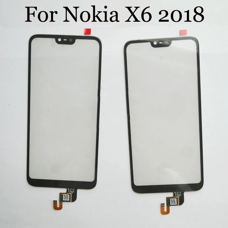 2 шт. для Nokia X6 2018 цифровой преобразователь с сенсорным экраном Сенсор X 6 NokiaX6