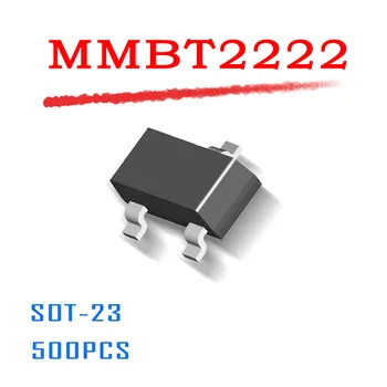 

Power Supply MMBT2222 SOT-23 500PCS SMD 40V 600mA 0.6A NPN data inside SOT23 Original high quality 2N2222 MMBT2222A SOT 23