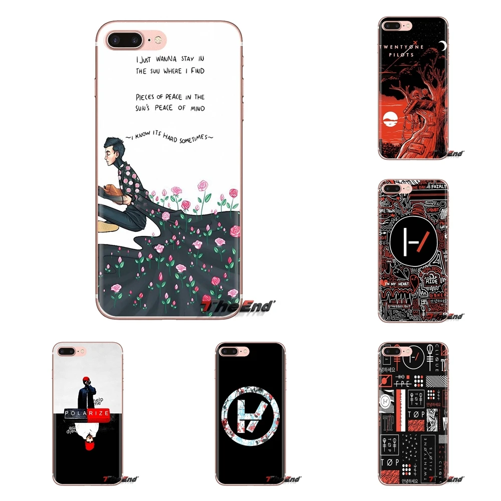 Музыкальный ремешок Twenty One Pilots 21 для Huawei Nova 2 3 2i 3i Y6 Y7 Y9 Prime Pro GR3 GR5 2017 2018 2019 Y5II Y6II
