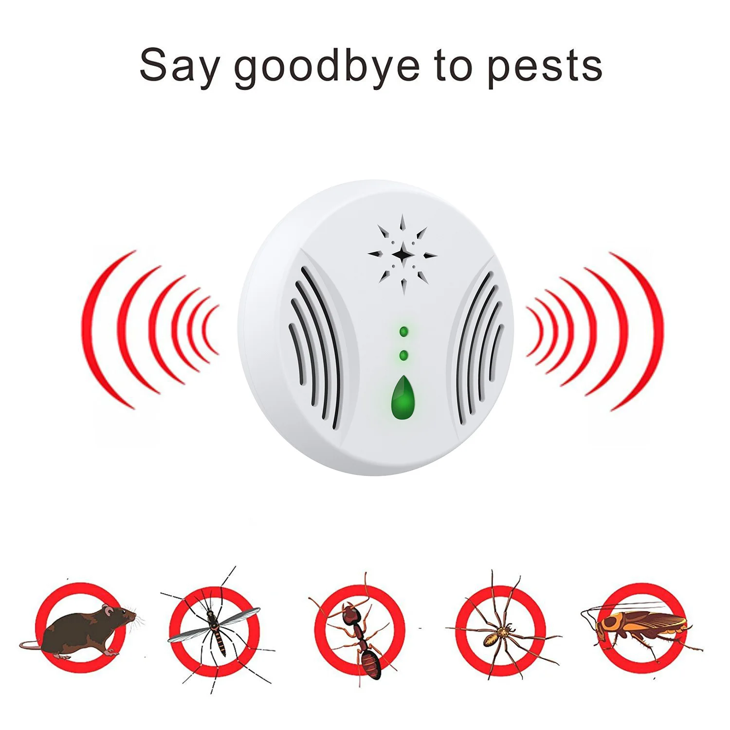 

Round Mosquito killer USB electric mosquito killer Lamp Ultrasonic mute home LED bug zapper insect trap Radiationless Dropship