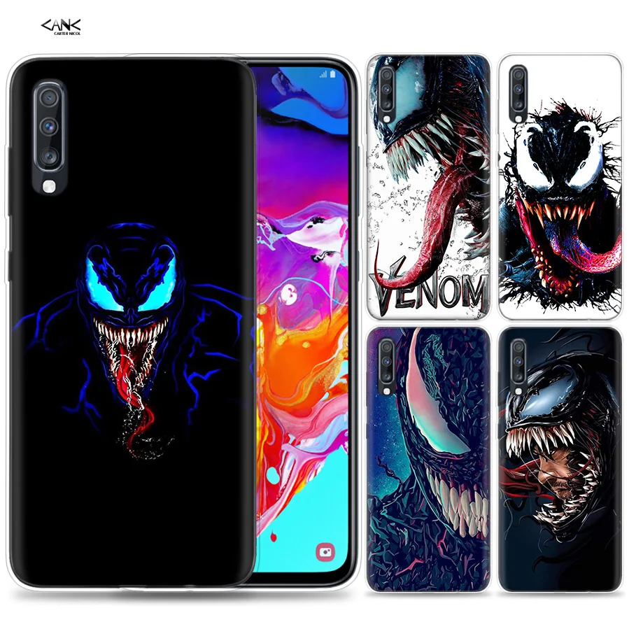 

Bags Case for Samsung Galaxy Mobile Phone A50 A70 A30 A20 J4 J6 J8 A6 A8 M30 A7 Plus 2018 Note 8 9 Marvel Venom Hero
