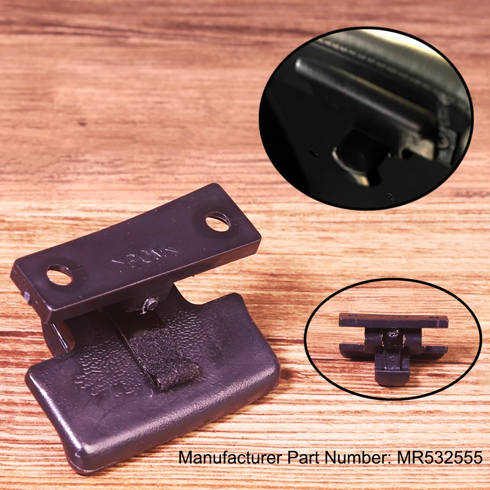 

1PC MR532555 Car Upper Black Plastic Armrest Box Lock Cover Switch Snaps For Mitsubishi Pajero V73 V75 V77 V93 V97