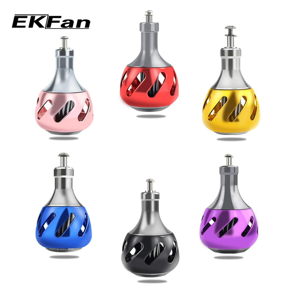 

EKFan Aluminum Alloy Fishing Reel Handle Knobs for 800-3000 Spinning Reels Fishing Tackle Accessory
