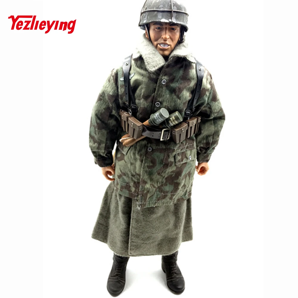 

1:6 scale Soldiers World War II German Air Force Green Devils Paratroopers Sicily Normandy Arden 01 Clothing suit Toys f12 inch