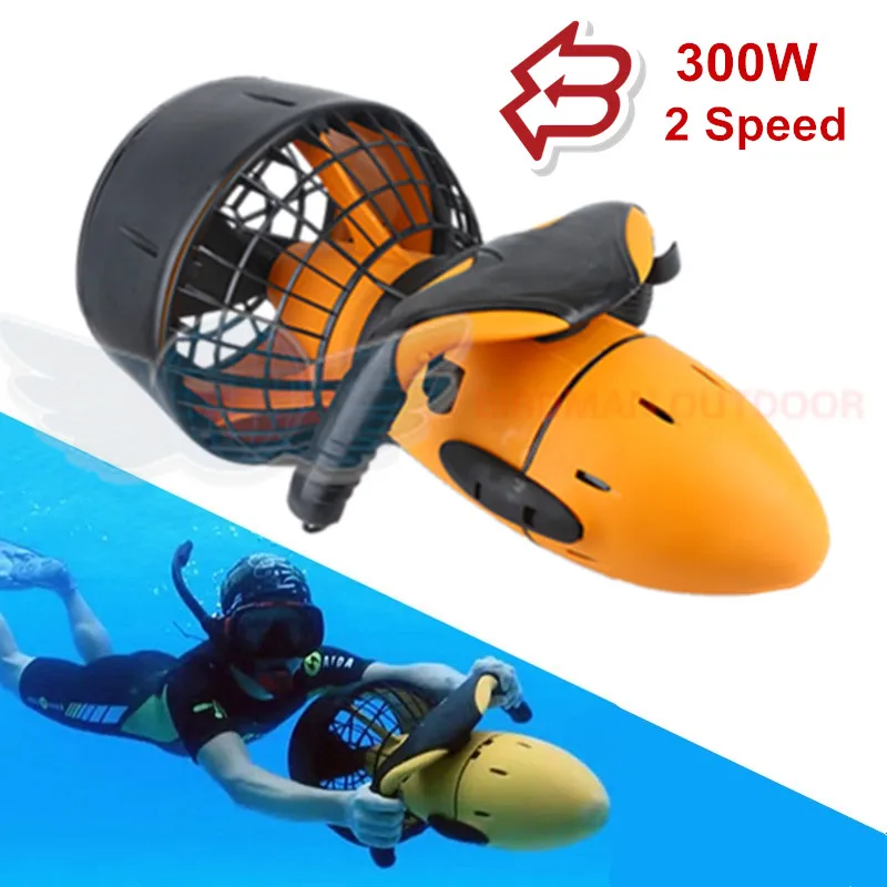 Brand New 300w Electric Underwater Scooter Water Sea Dual Speed