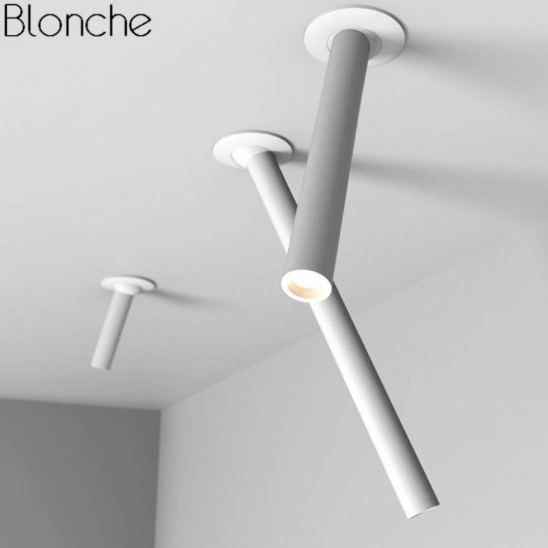

Modern Led Ceiling Lamp Black White Iron Ceiling Lamp Modern Lighting Fixtures for Home Decor Bedroom Industrial Decor Luminaire