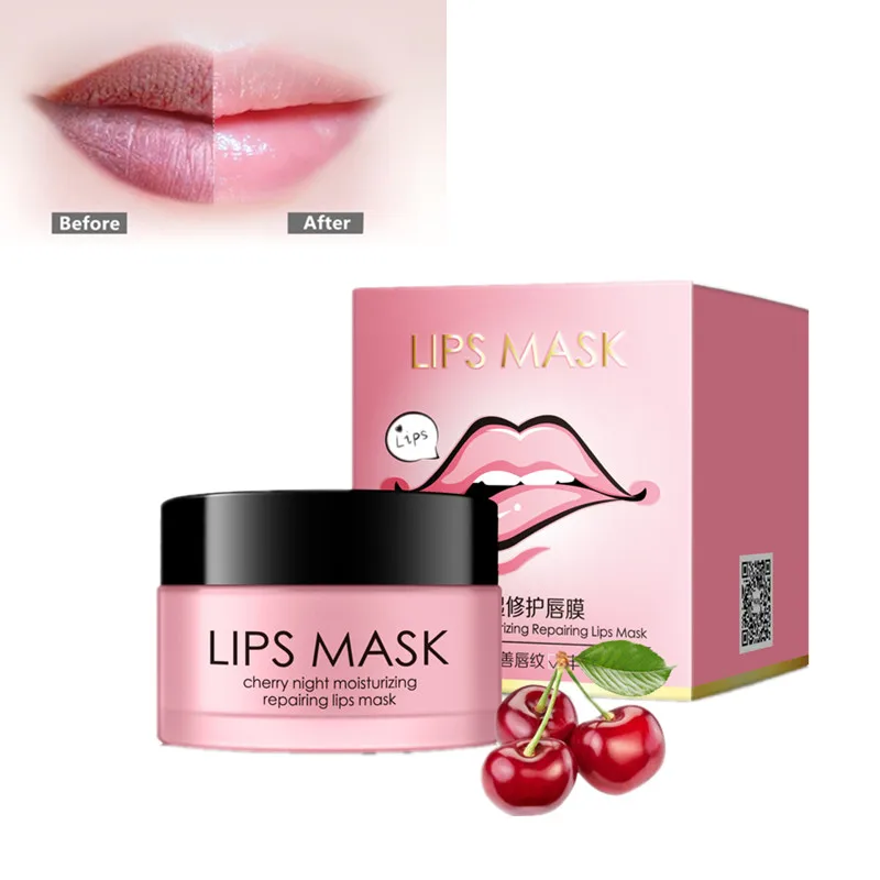 Buy Cherries night lip mask Lip care moisturize skin