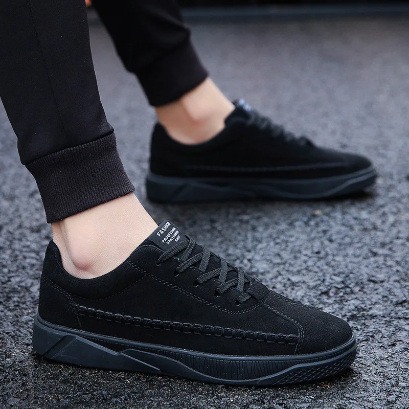 

LZJ 2019 Top Quality New Mens Casual Shoes Canvas Shoes for Men Man Red Black Bule Outdoor Walking Fashion Men's Shoes Men