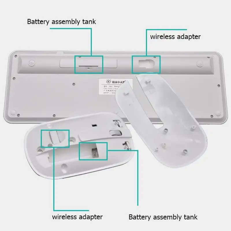 Sunrose T85 2,4 Ghz Splashproof 104 клавиши беспроводная клавиатура и мышь набор для домашнего офиса компьютерная игровая клавиатура и мышь комбо