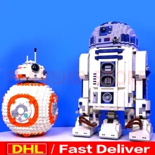 LP 05043 R2-D2 робот LP 05128 B двойной B 8 набор роботов строительные блоки кирпичи Leings игрушки Клон 10225 75187