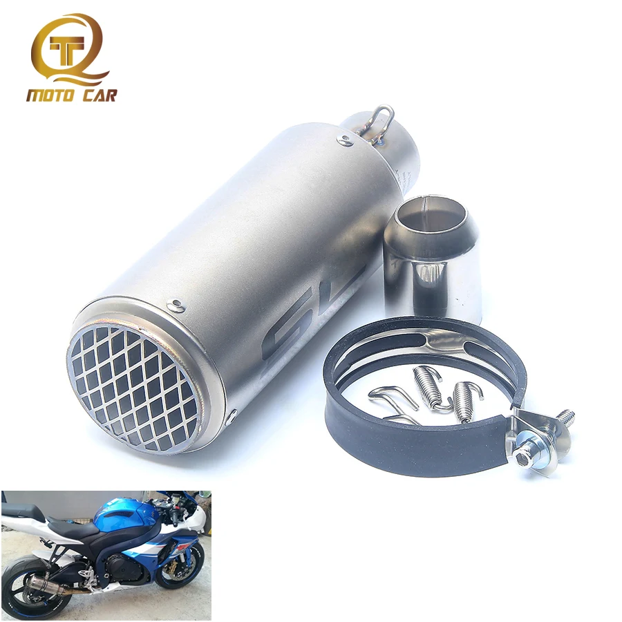 

Universal Motorcycle Exhaust pipe Escape Muffler 51mm 61MM for Kawasaki Z250 Z750 Z800 Z1000 ER6N CB1000 ZX10R R3 BMW S1000RR R1