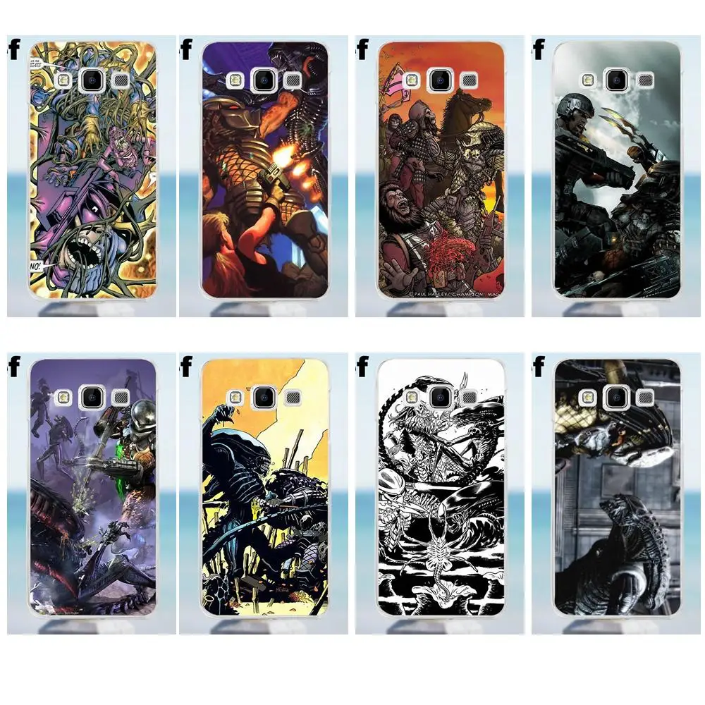 Suef для Galaxy Alpha Core Prime Note 2 3 4 5 S3 S4 S5 S6 S7 S8 mini edge Plus TPU Cool Best Alien Vs Predator Avp Hunter | Мобильные