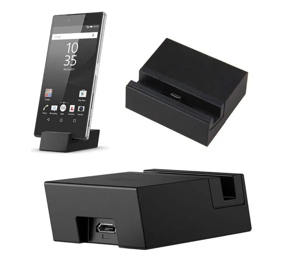 NEW-Micro-USB-Charging-Dock-Stand-Charger-Cradle-for-Sony-Xperia-Z5-Z5-Compact-Z5-Premium