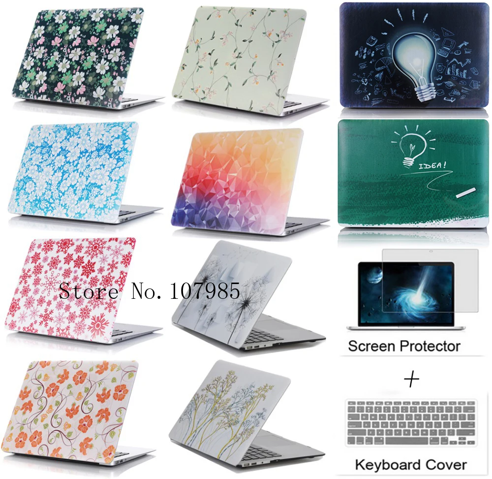 New-Flower-pattern-Case-laptop-Protector-For-Mac-book-11-12-13-15-inch-case-For