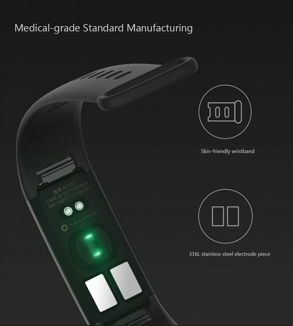 Xiaomi Amazfit SmartBand сенсорный Фитнес трекер Водонепроницаемый сна сердечного ритма