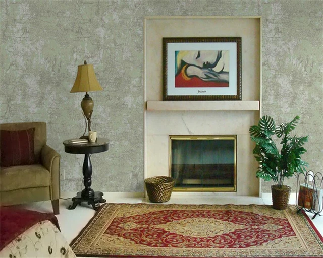 Beibehang Retro behang beton muur crack woonkamer oude 3D behang ... Beibehang Retro behang beton muur crack woonkamer oude 3D behang ...