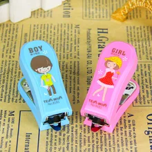 3 шт./упак. обувь для мальчиков и девочек милые мини степлер студентов скобы костюм с ногтей хвост Милые Детские Мини Степлеры