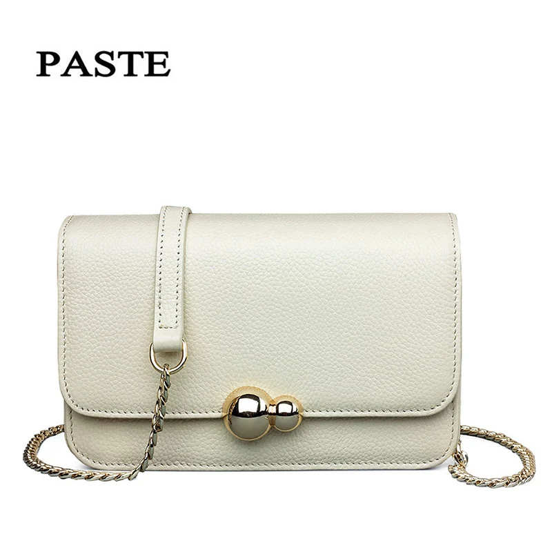 PASTE Autumn Fashion Crossbody Bags for Women Luxury Designer Genuine Cow Leather Mini Handbag ...