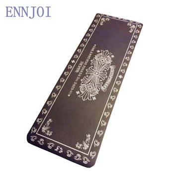 

New Design 10MM NBR Thickness Slim Printing Yoga Mat Non-slip Black Thickening Exercise Pad Lose Weight Fitness Mat