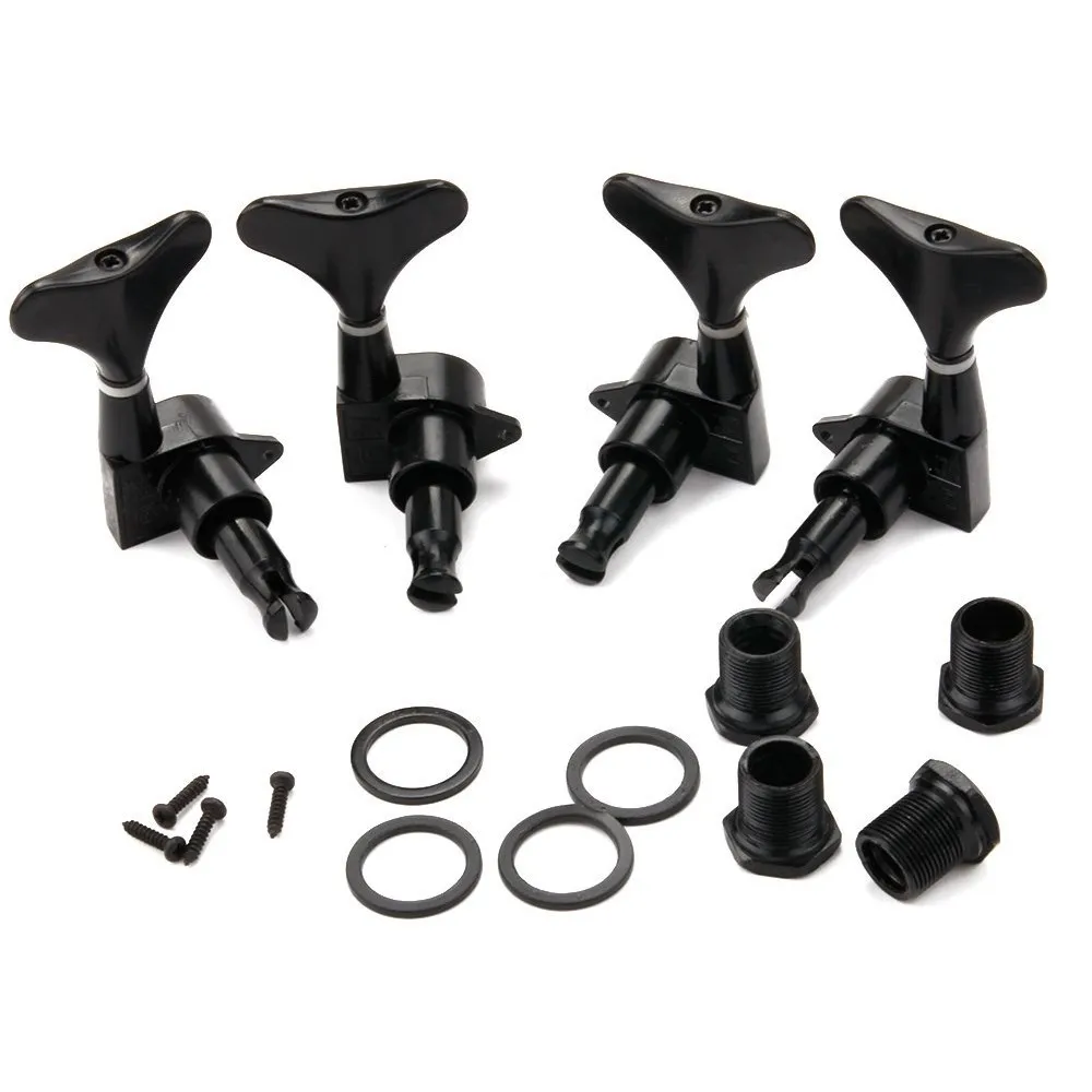Muse New Black Guitar Sealed Tuners Tuning Pegs Machine Heads 2R2L For