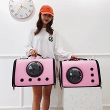 Сумка DannyKarl для кошек, дышащая, для собак, одноцветная, на ремешке, для переноски, для путешествий, для домашних животных, чехол для переноски, сумка, удобное пространство, капсула, переносная