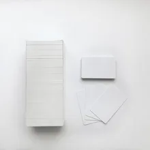 100 шт./лот, толщина 0,6 мм, Белая пустая струйная печатная ПВХ карта для членства в клубе, ID карта для печати принтеров epson или canon