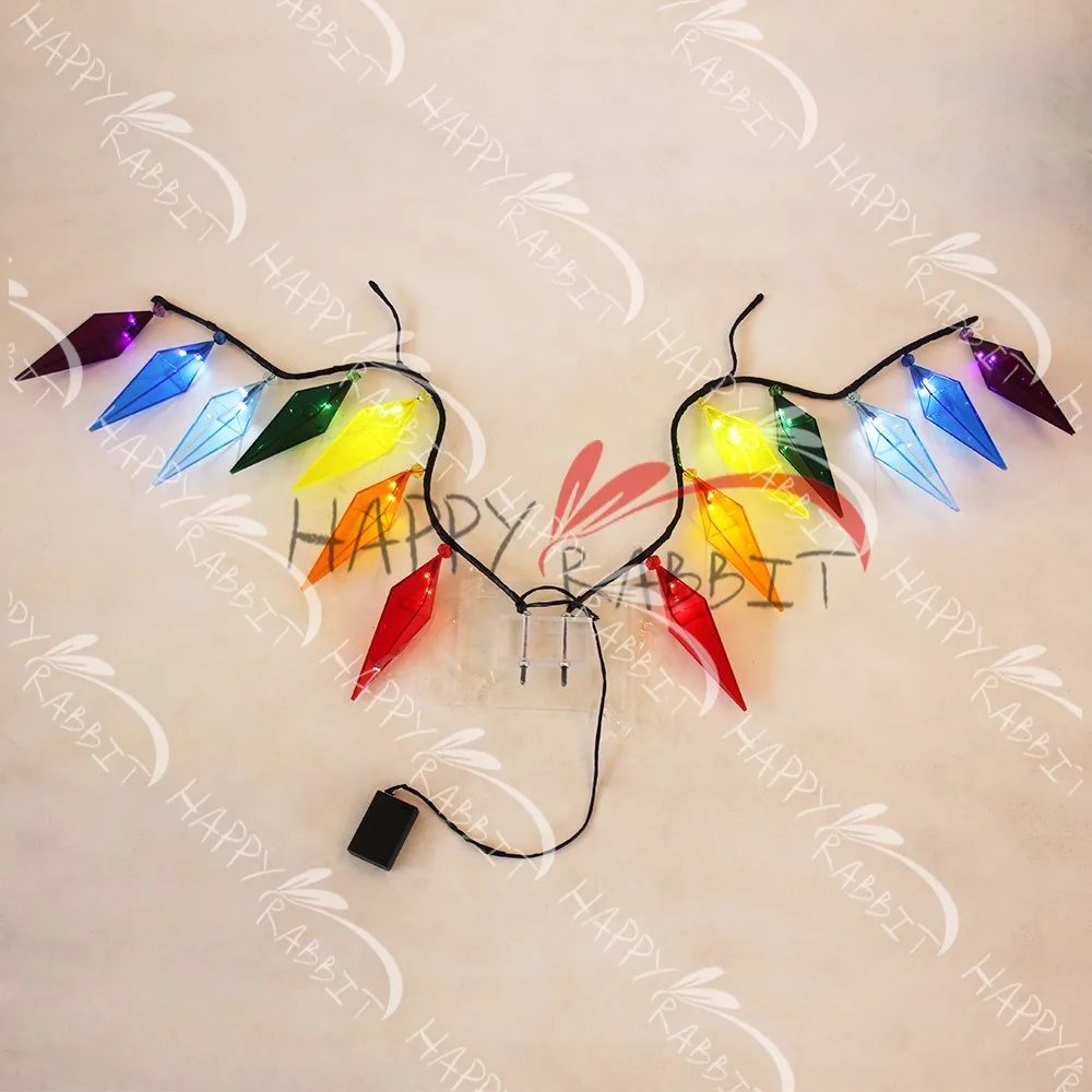 Touhou Project FLANDRE SCARLET Wings cosplay Prop без батареи