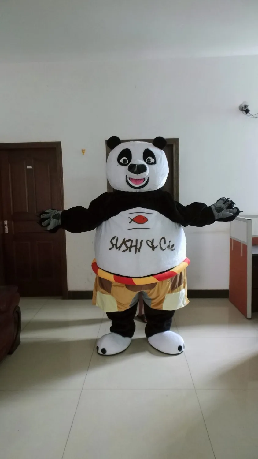 2015 Hot Sale Kung Fu Panda mascot costume for adult Fancy Dress