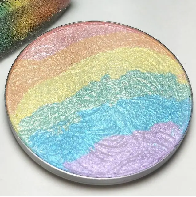 

22pcs/lot 3D Rainbow Highlighter powder Blusher Eyeshadow Palette waterproof Shimmer Bronzer Contour Palette Nude Makeup KB013